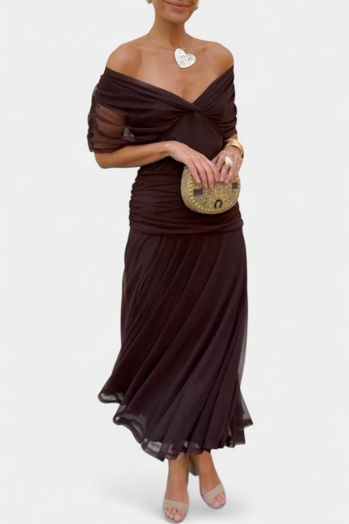 Carina | Maxiklänning Off Shoulder Elegant