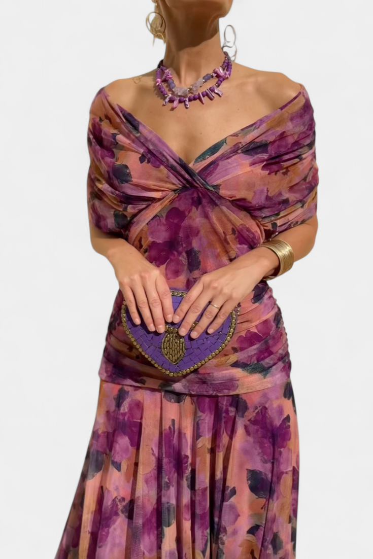 Carina | Maxiklänning Off Shoulder Elegant
