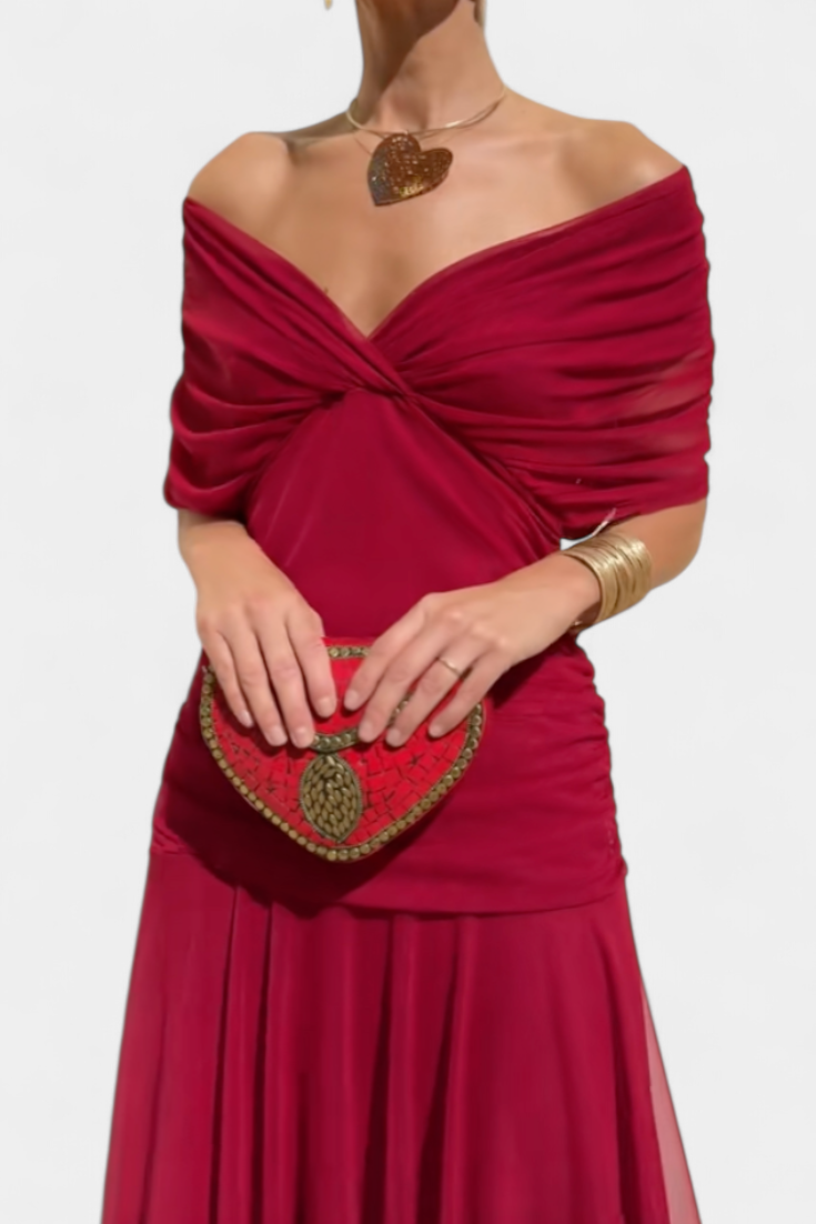 Carina | Maxiklänning Off Shoulder Elegant