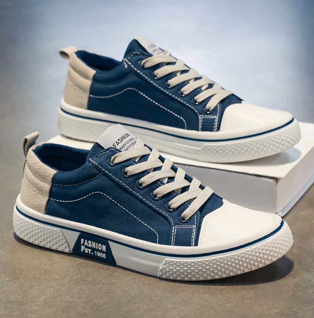 Lars | Sneakers Herr Canvas Snörning