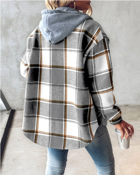 Hildur | Jacka Dam Mönstrad Relaxed Fit