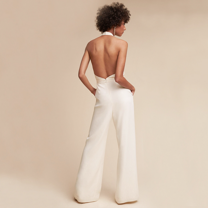 Aurora | Jumpsuit Dam Med Halterneck