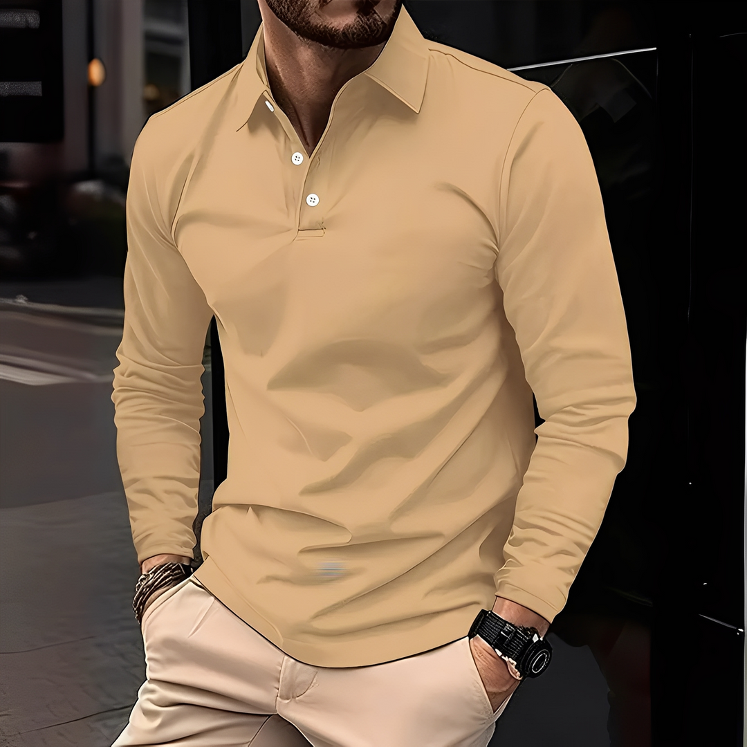 Deacon | Pikétröja Herr Lång Ärm