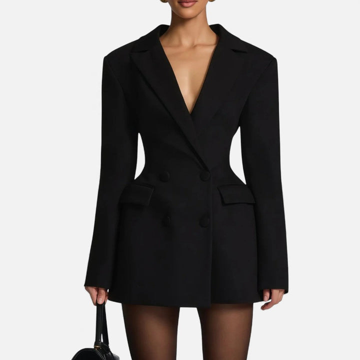 Karin | Klänning Dam Blazer Mini Elegant