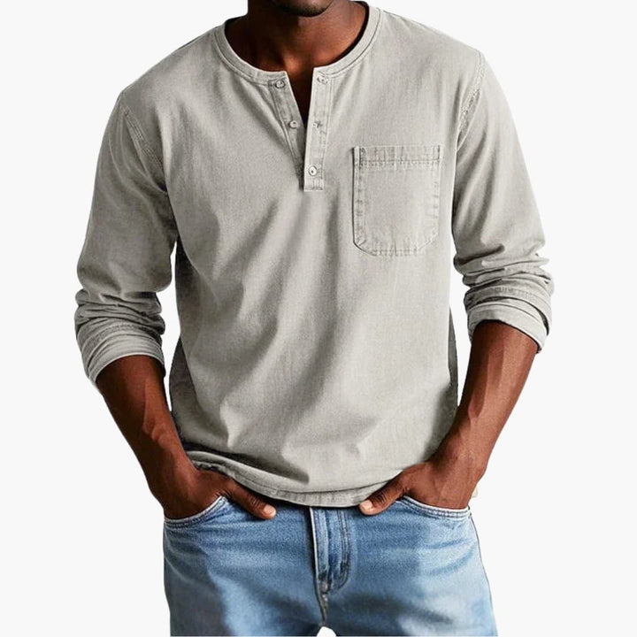 Lukas | T-shirt Herr Långärmad