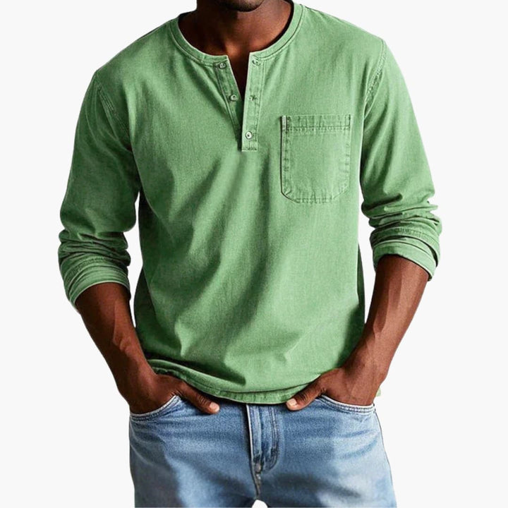 Lukas | T-shirt Herr Långärmad