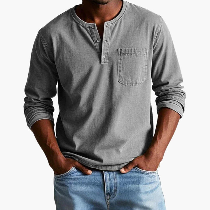 Lukas | T-shirt Herr Långärmad