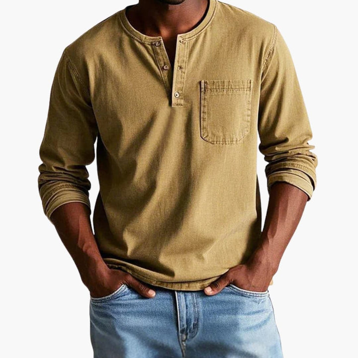 Lukas | T-shirt Herr Långärmad