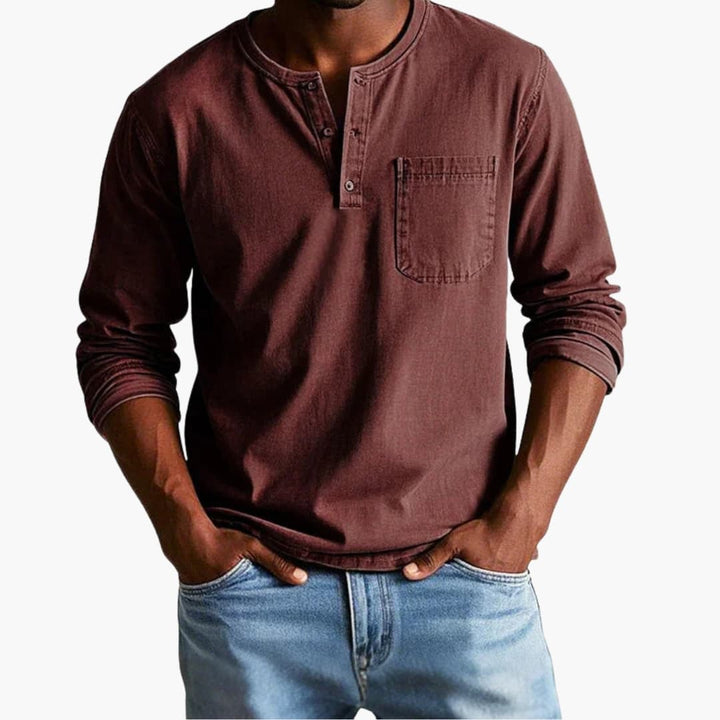 Lukas | T-shirt Herr Långärmad