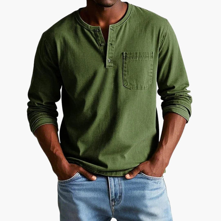 Lukas | T-shirt Herr Långärmad