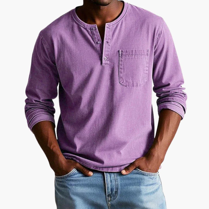 Lukas | T-shirt Herr Långärmad