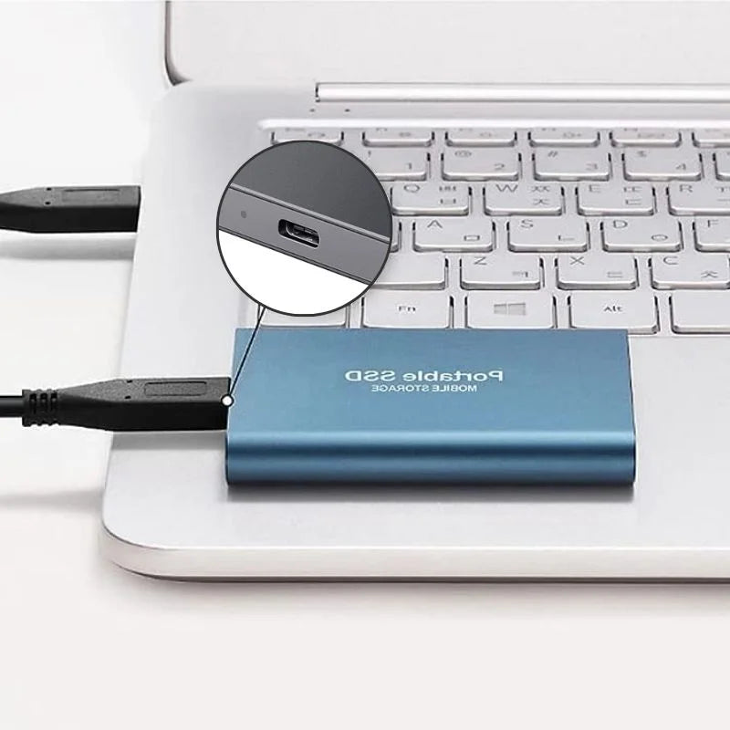 Portabel Extern SSD Med USB-C Och Hastighet Upp Till 1050 MB/s