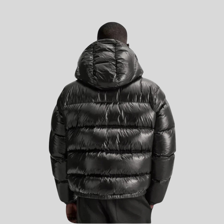 Vemund | Pufferjacka Herr Quiltad Med Huva Full-Zip