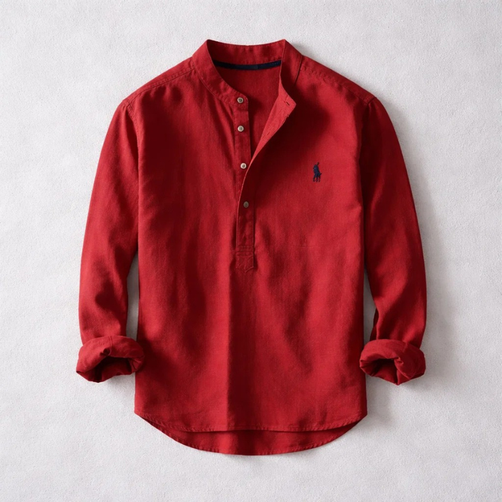 Oskar | Linneskjorta Herr Henley