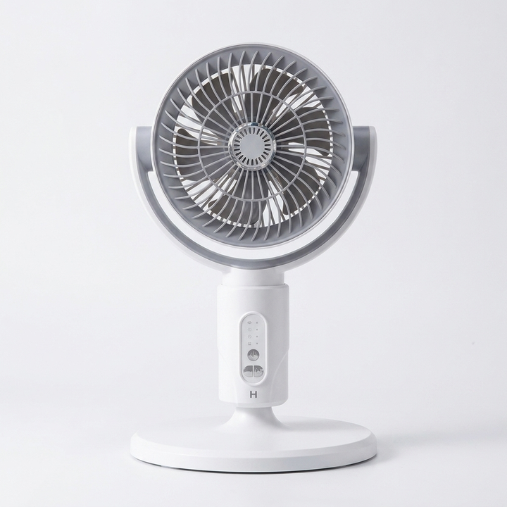 Tyst Golvfläkt Med Fjärrkontroll Oscillation Och 5 Hastigheter