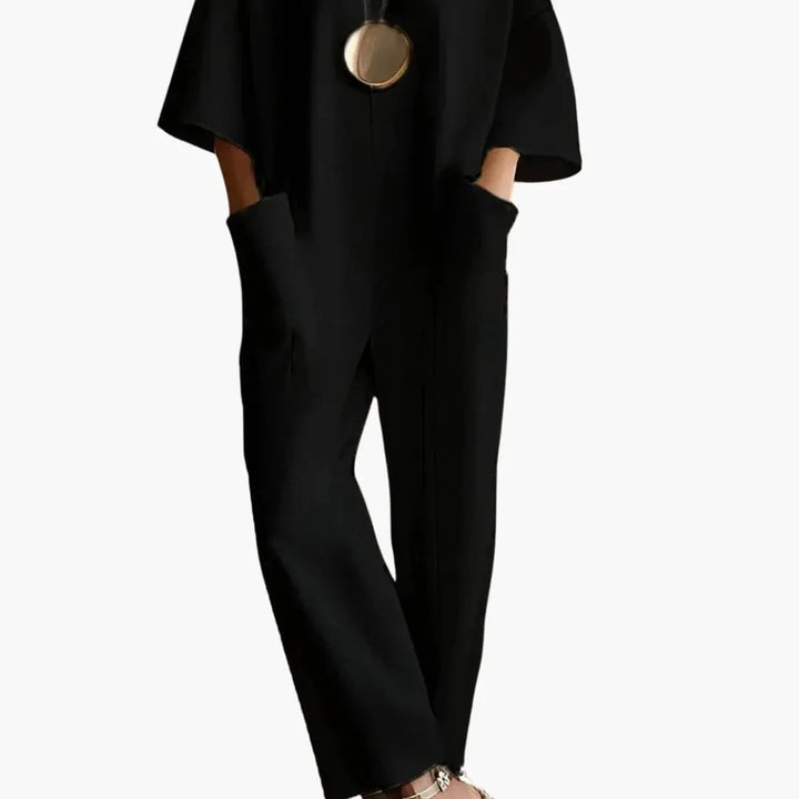 Maja | Jumpsuit Dam Kortärmad Rak Passform