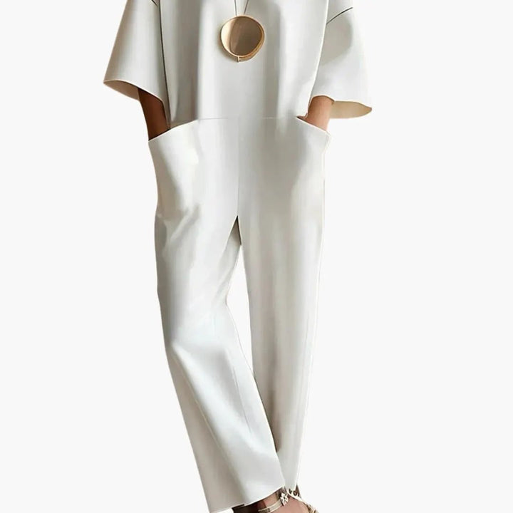 Maja | Jumpsuit Dam Kortärmad Rak Passform