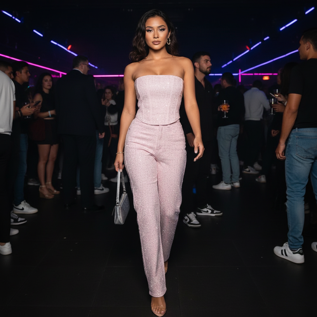 Nora | Jumpsuit Dam Strapless Elegant