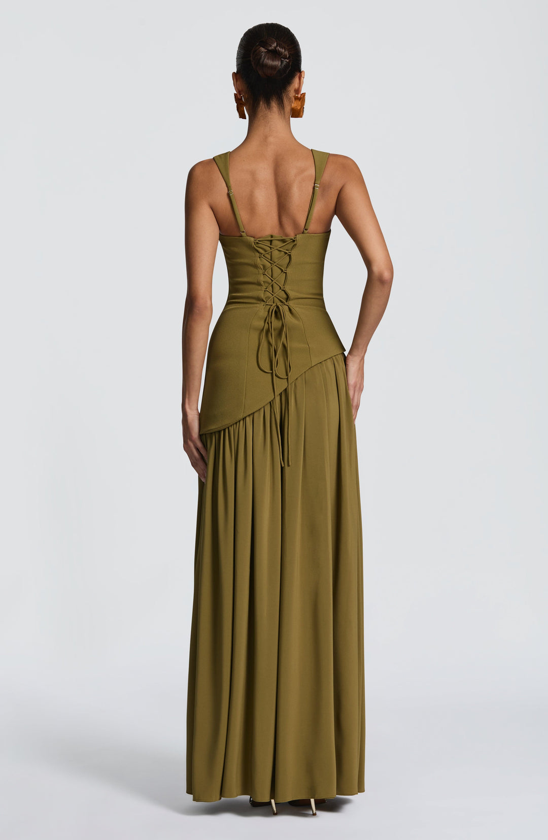 Elvira | Maxiklänning Dam Satin Elegant