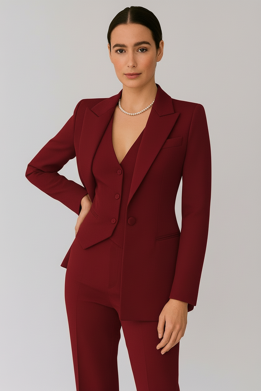 Magdalena | Kostymset Dam 3-Delat Slim Fit