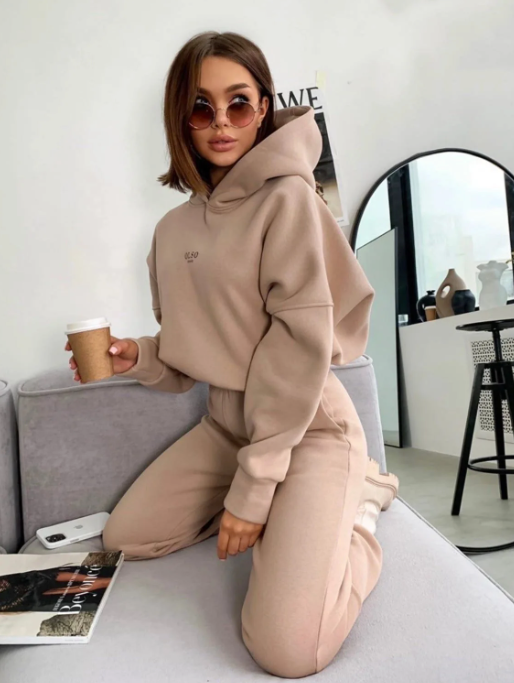 Elvira | Mjukisset Dam Hoodie Set