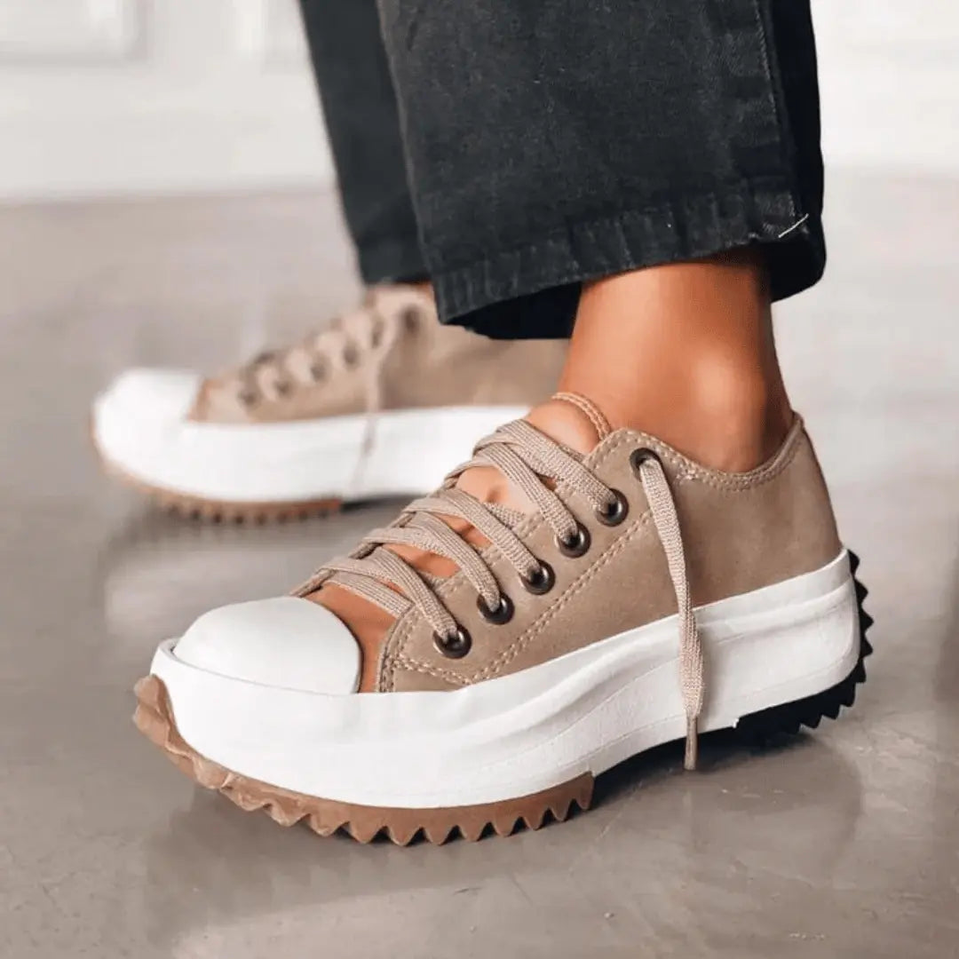Wilma | Sneakers Dam Plattform Tjocksulad