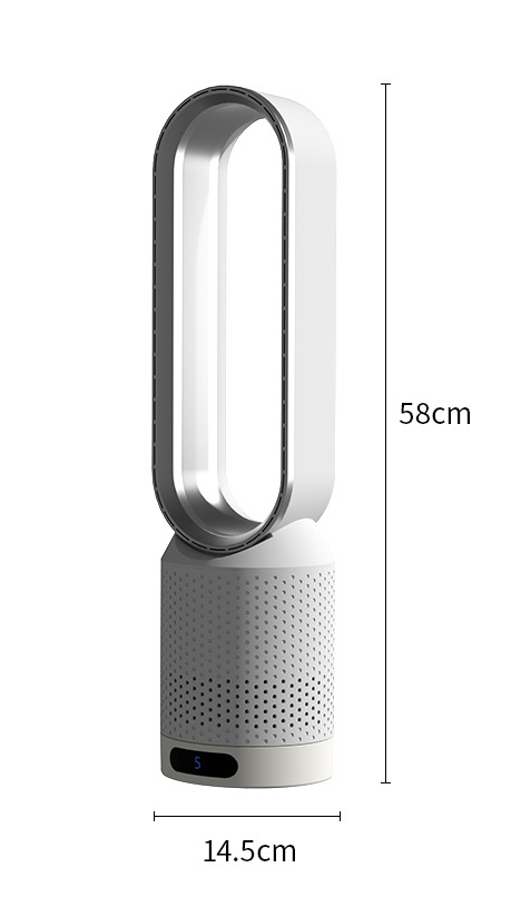 3-i-1 Luftkylare Med UV-Funktion Jonisering Och 90° Oscillering