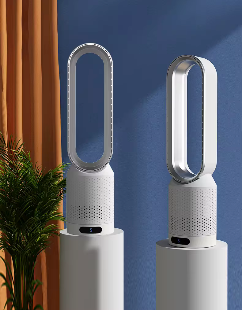 3-i-1 Luftkylare Med UV-Funktion Jonisering Och 90° Oscillering