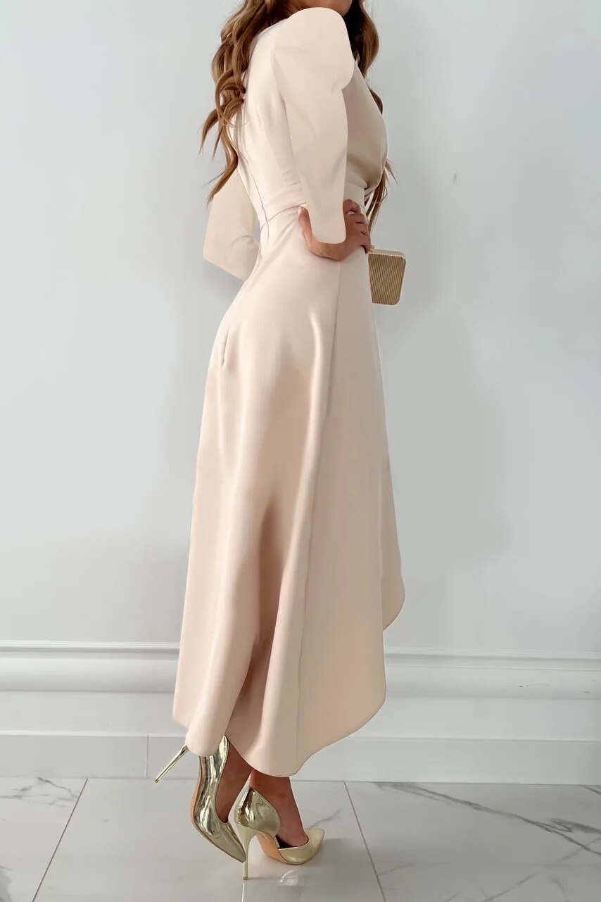 Amelia | Midiklänning Dam Asymmetrisk Sheath