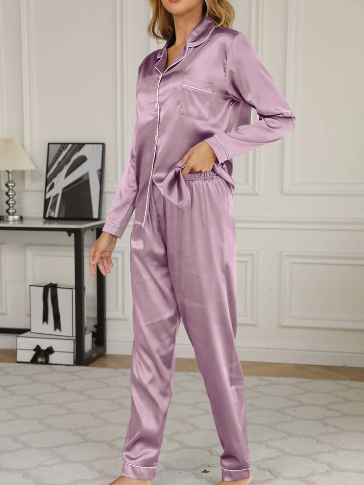 Petra | Pyjamas Dam Satin 2-Delad