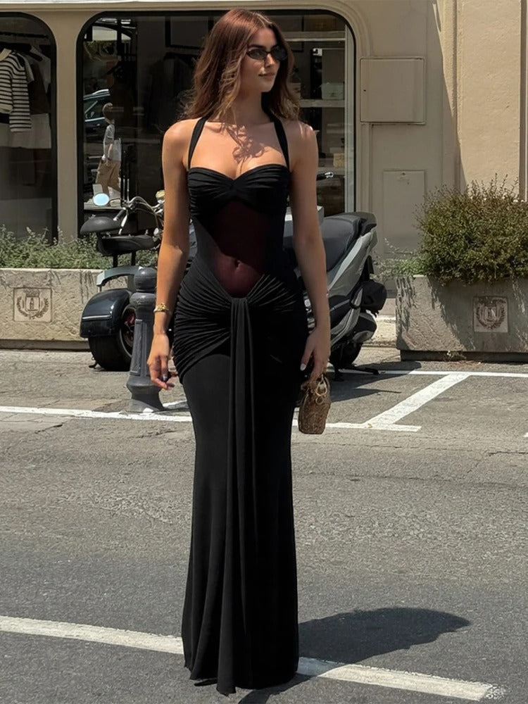 Signe | Maxiklänning Bröllopsgäst Halterneck