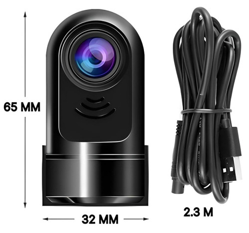 Smart Dashcam Med AI-Parkeringsövervakning, GPS Och ADAS För Ökad Körsäkerhet