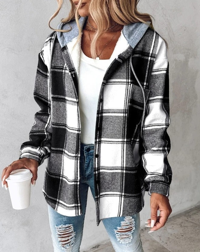 Hildur | Jacka Dam Mönstrad Relaxed Fit