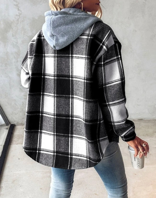 Hildur | Jacka Dam Mönstrad Relaxed Fit