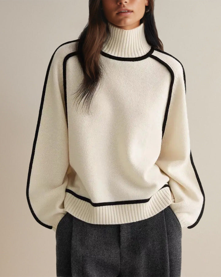Rigmor | Polotröja Dam Stickad Relaxed Fit