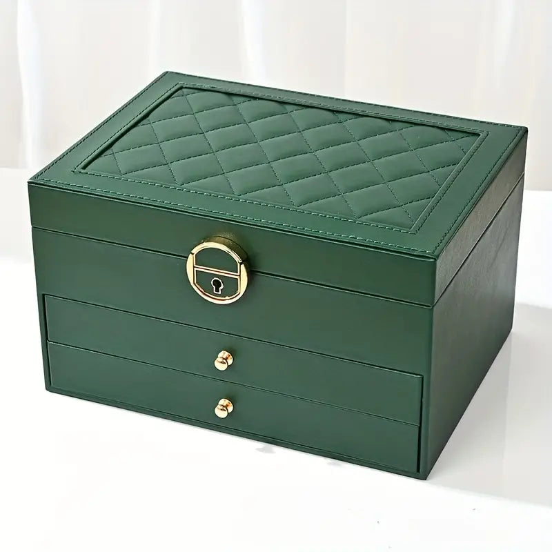 Elegant Smyckeskrin I Flernivådesign – Rymlig Förvaring För Smycken Och Accessoarer