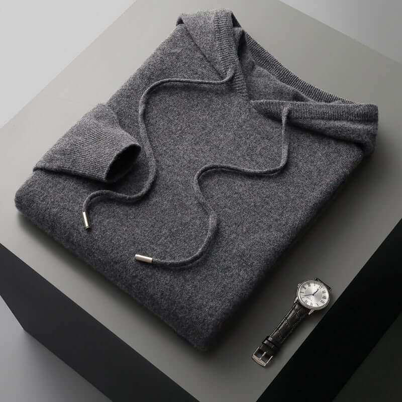 Mikael | Hoodie Herr Stickad