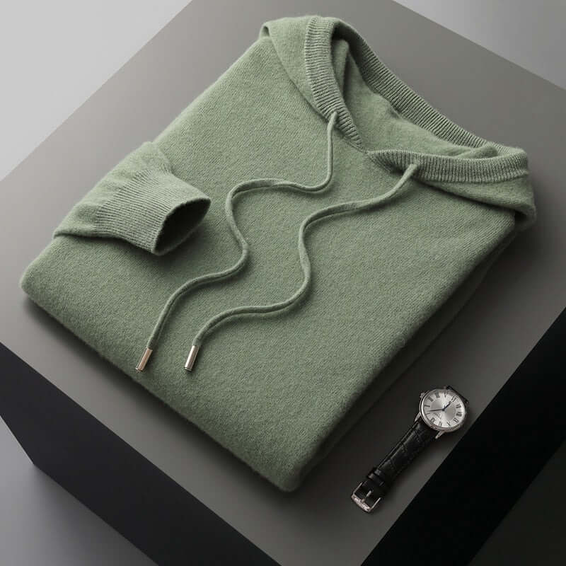 Mikael | Hoodie Herr Stickad