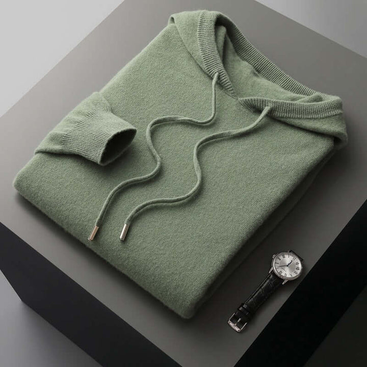 Mikael | Hoodie Herr Stickad