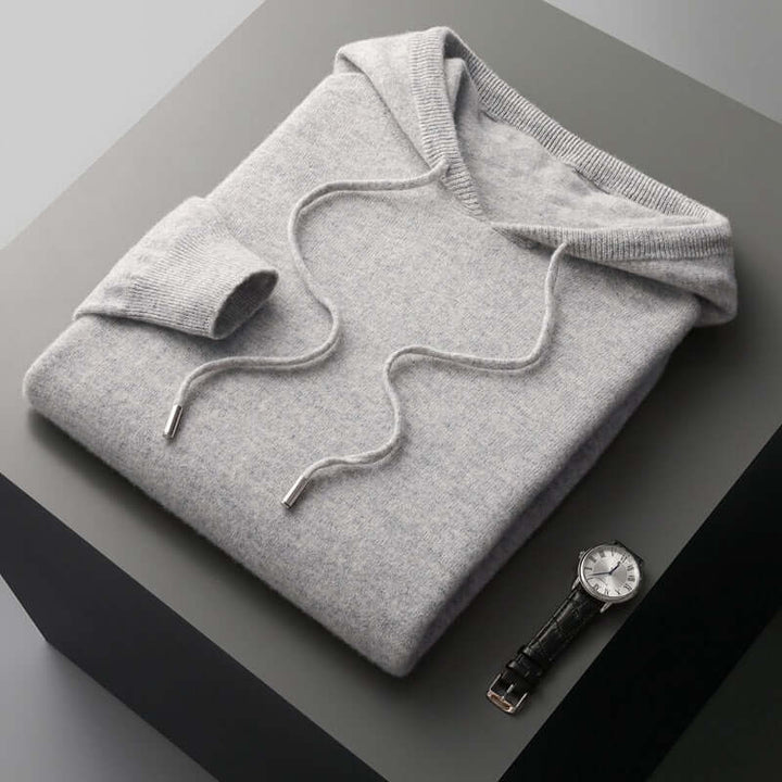 Mikael | Hoodie Herr Stickad