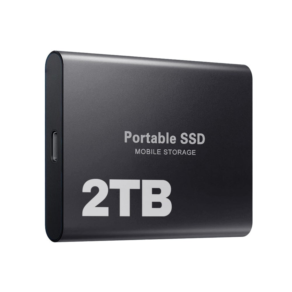 Portabel Extern SSD 2 TB Med USB-C För Mobil Lagring Och Säkerhetskopiering