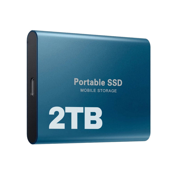 Portabel Extern SSD 2 TB Med USB-C För Mobil Lagring Och Säkerhetskopiering
