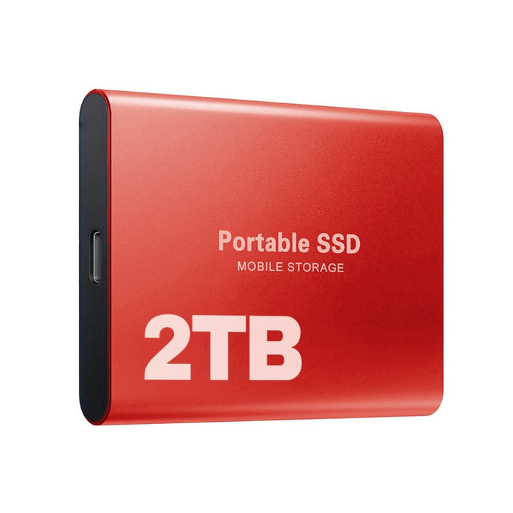 Portabel Extern SSD 2 TB Med USB-C För Mobil Lagring Och Säkerhetskopiering