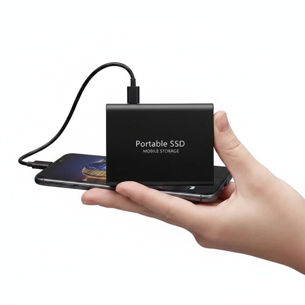 Portabel Extern SSD Med USB Och Överföringshastighet Upp Till 540 MB/s