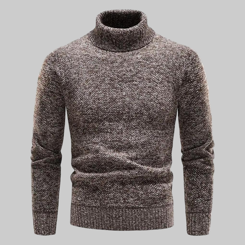 Kolbein | Polotröja Herr FinStickad Ribbad Regular Fit