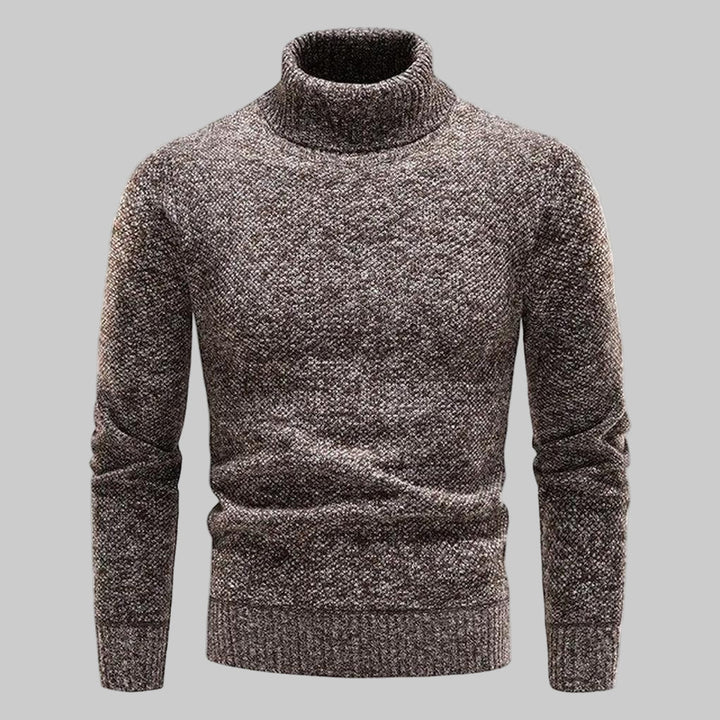 Kolbein | Polotröja Herr FinStickad Ribbad Regular Fit