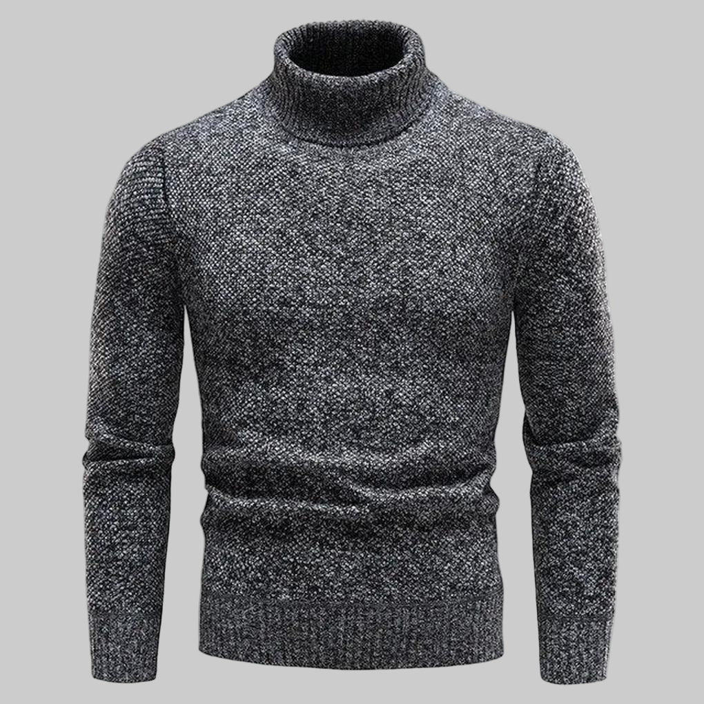 Kolbein | Polotröja Herr FinStickad Ribbad Regular Fit