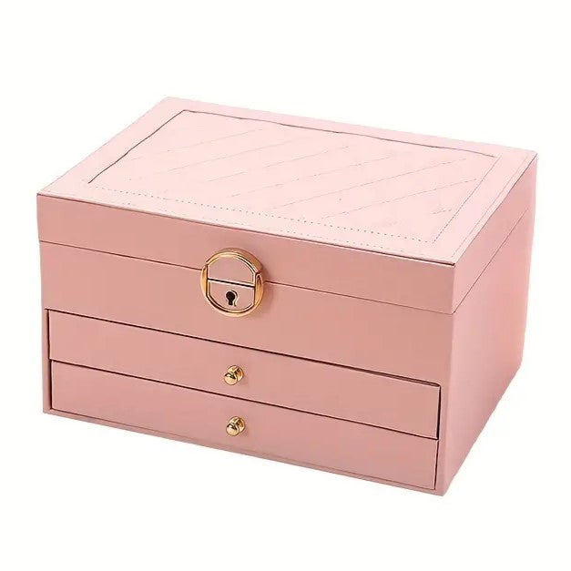 Elegant Smyckeskrin I Flernivådesign – Rymlig Förvaring För Smycken Och Accessoarer
