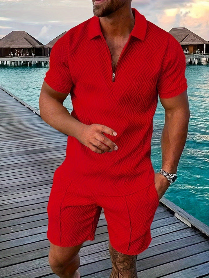 Logan | Herrset Med Skjorta Och Shorts