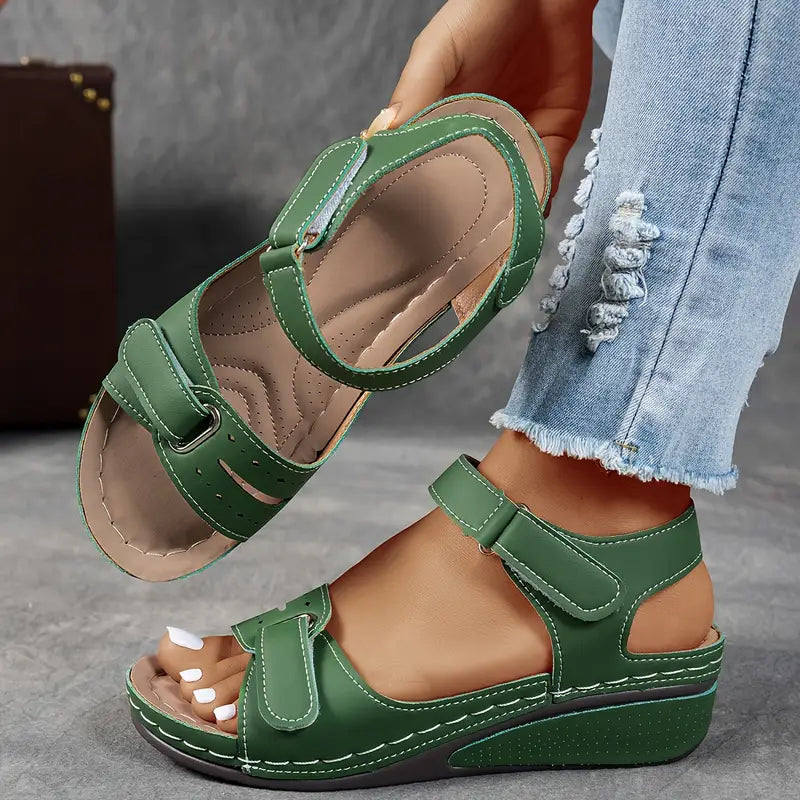 Gunilla | Sandaler Dam Ortopediska Kilklack